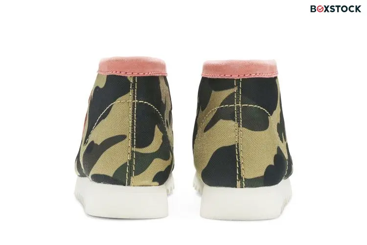 Clarks A Bathing Ape x Wallabee 'Coral Combi' Multi-Color