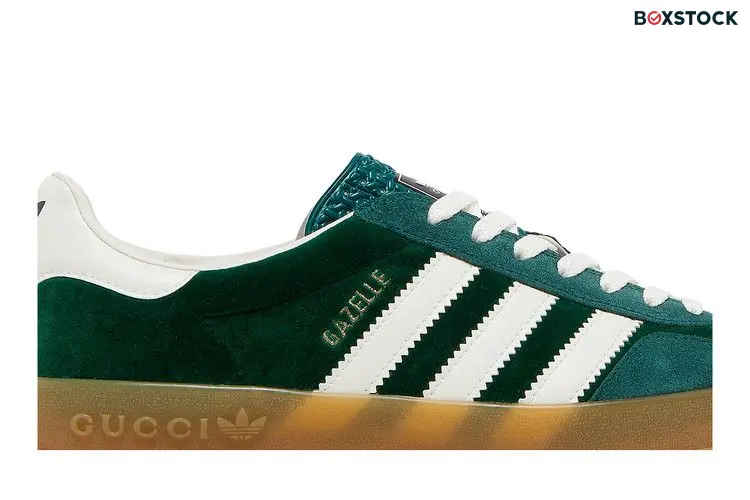 Adidas x Gucci Gazelle 'Green Suede'