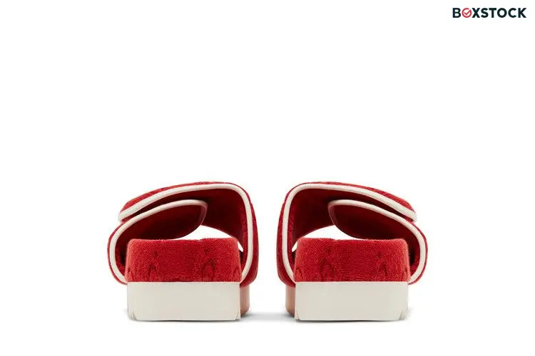 Adidas x Gucci GG Platform Sandal 'Red Cotton Sponge'