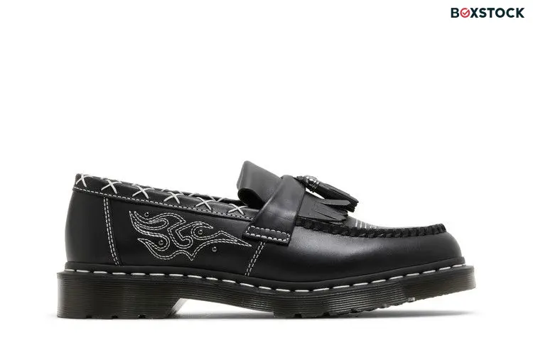 Dr. Martens Adrian Tassel Loafers 'Gothic Americana Pack' Black 2023