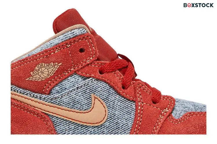 Air Jordan 1 Mid SE TD 'Denim Red'