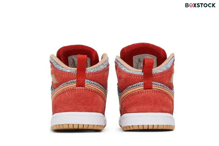 Air Jordan 1 Mid SE TD 'Denim Red'