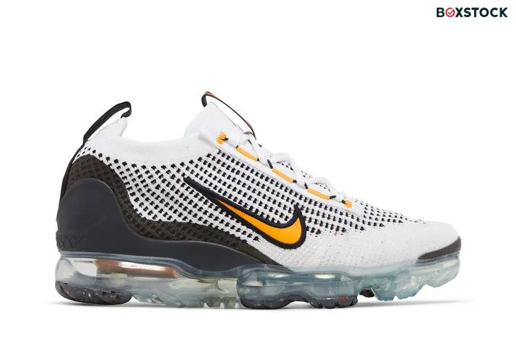 Nike Air VaporMax 2021 Flyknit GS 'White Kumquat'