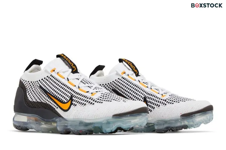 Nike Air VaporMax 2021 Flyknit GS 'White Kumquat'