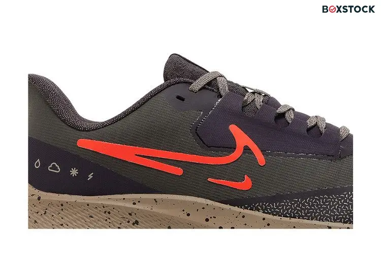 Nike Air Zoom Pegasus 39 Shield 'Medium Ash Bright Crimson Speckled' Grey