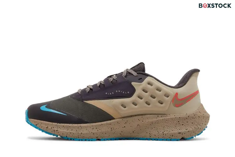 Nike Air Zoom Pegasus 39 Shield 'Medium Ash Bright Crimson Speckled' Grey