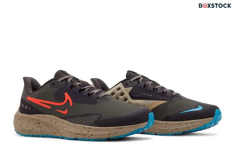 Nike Air Zoom Pegasus 39 Shield 'Medium Ash Bright Crimson Speckled' Grey