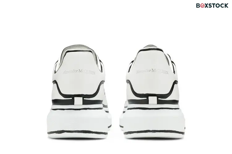 Alexander McQueen Oversized Sneaker 'White Black' 627867-WHYBI-9061