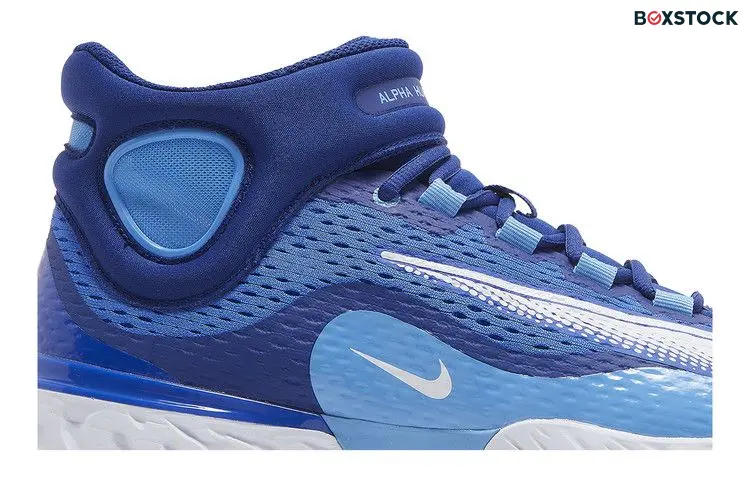 Nike Alpha Huarache Elite 4 Mid 'Hyper Royal White' Blue