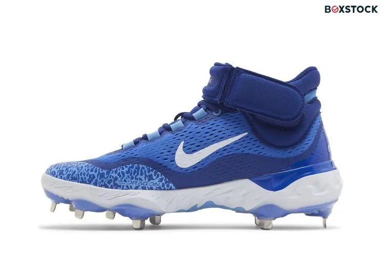 Nike Alpha Huarache Elite 4 Mid 'Hyper Royal White' Blue