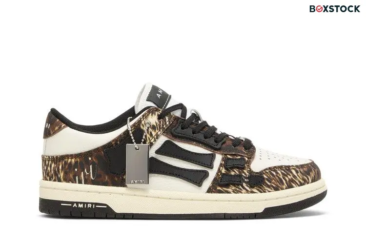 Amiri Wmns Skel Top Low 'Animal Print' White