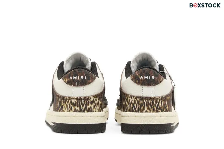 Amiri Wmns Skel Top Low 'Animal Print' White