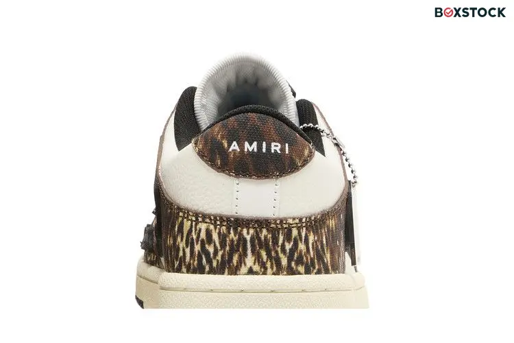 Amiri Wmns Skel Top Low 'Animal Print' White