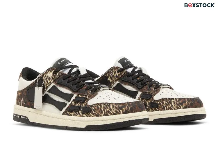 Amiri Wmns Skel Top Low 'Animal Print' White