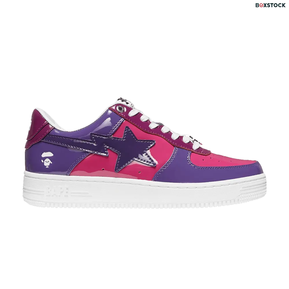 bape BAPE Bapesta Low M1 'Color Camo Combo - Purple'