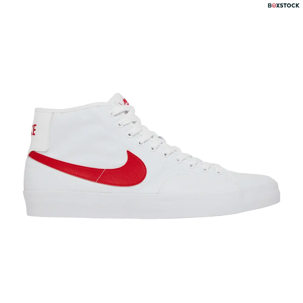 nike Nike Blazer Court Mid SB 'White University Red'