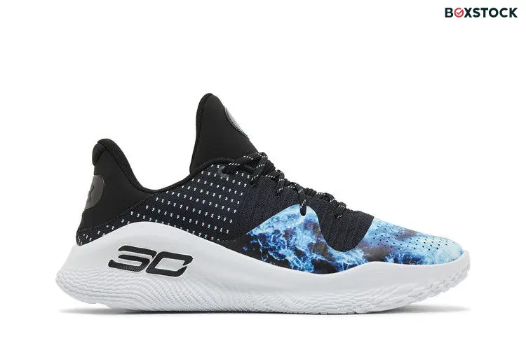 Curry Brand Bruce Lee x Curry 4 Low FloTro 'Dark Water' Black 2024