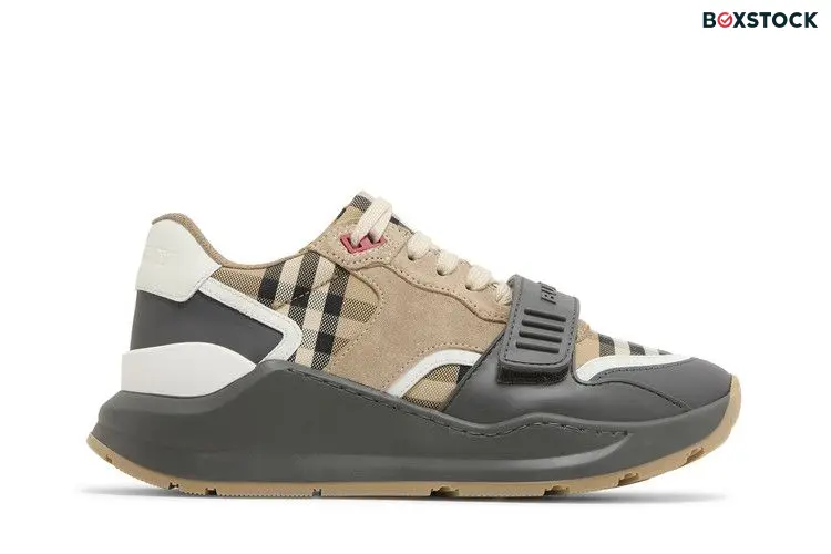 Burberry Wmns Ramsey 'Archive Beige Checkerboard' Tan