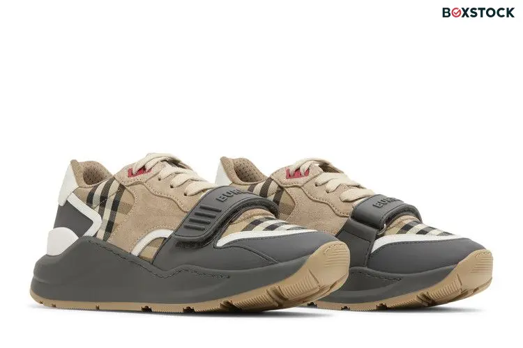 Burberry Wmns Ramsey 'Archive Beige Checkerboard' Tan