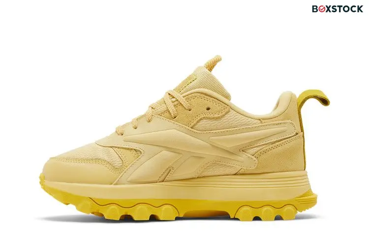 Reebok Cardi B x Classic Leather V2 Big Kid 'Weathered Yellow'