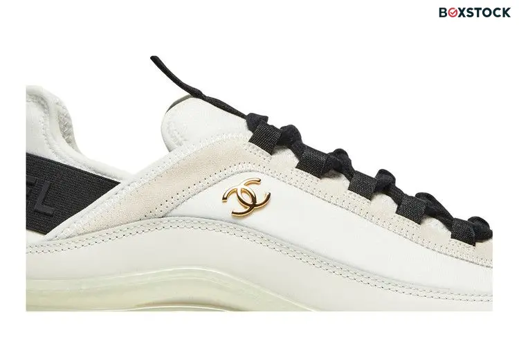 Chanel Wmns Velvet Calfskin & Mixed Fibers Sneaker 'Ivory' White