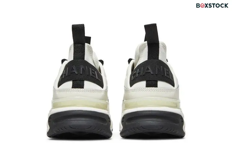 Chanel Wmns Velvet Calfskin & Mixed Fibers Sneaker 'Ivory' White