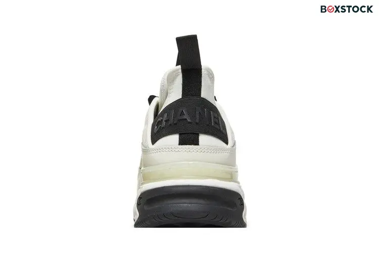 Chanel Wmns Velvet Calfskin & Mixed Fibers Sneaker 'Ivory' White