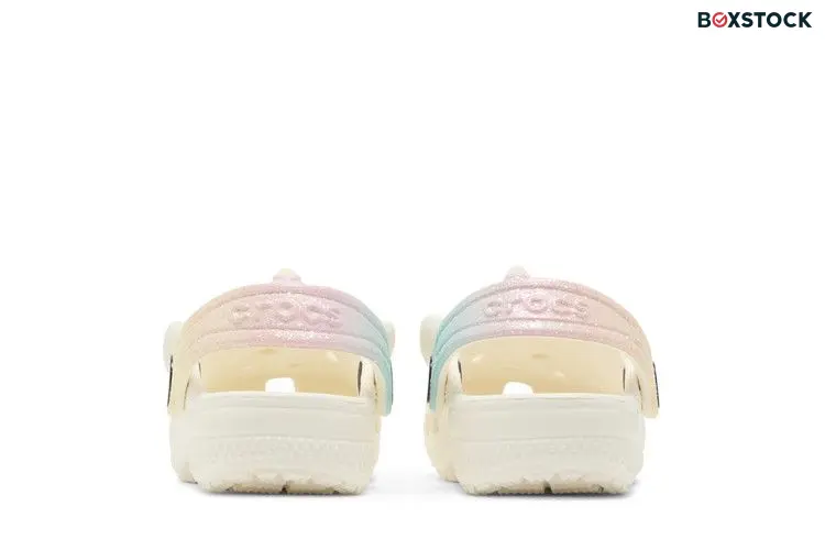 Crocs Classic Clog Toddler 'I Am Rainbow Unicorn' Cream 2024