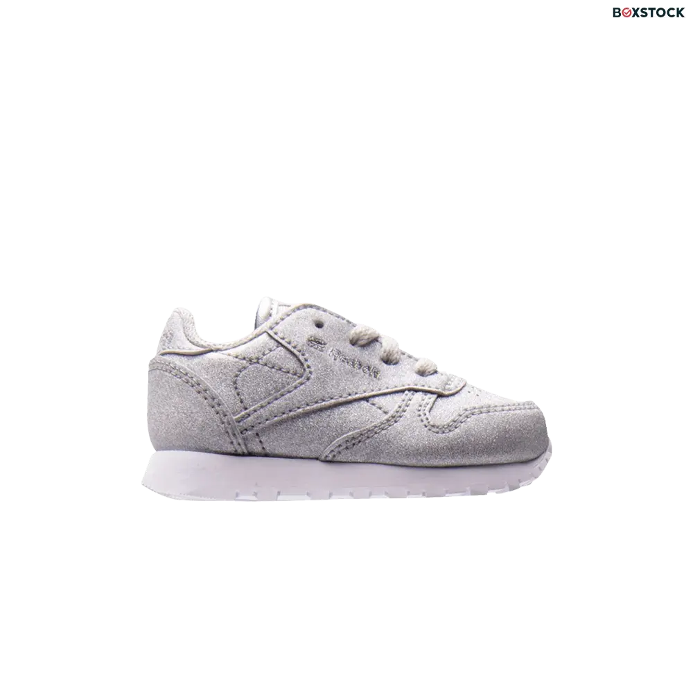 reebok Reebok Classic Leather Synthetic Toddler 'Snow Grey' Silver