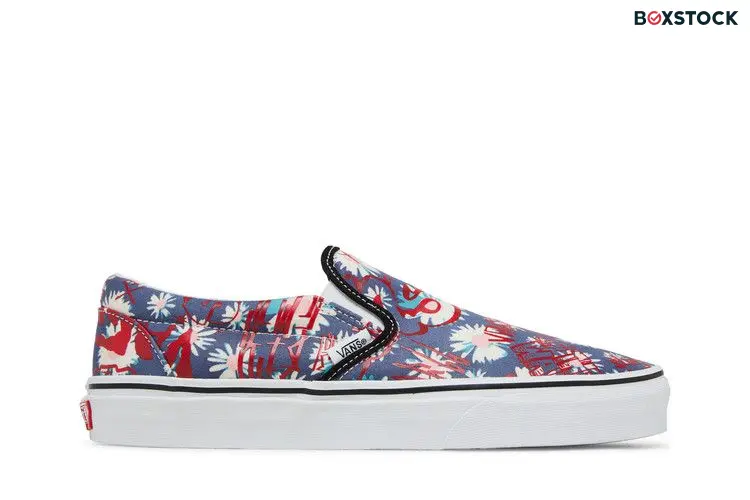 Vans Classic Slip-On 'Floral' Red