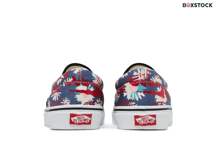 Vans Classic Slip-On 'Floral' Red