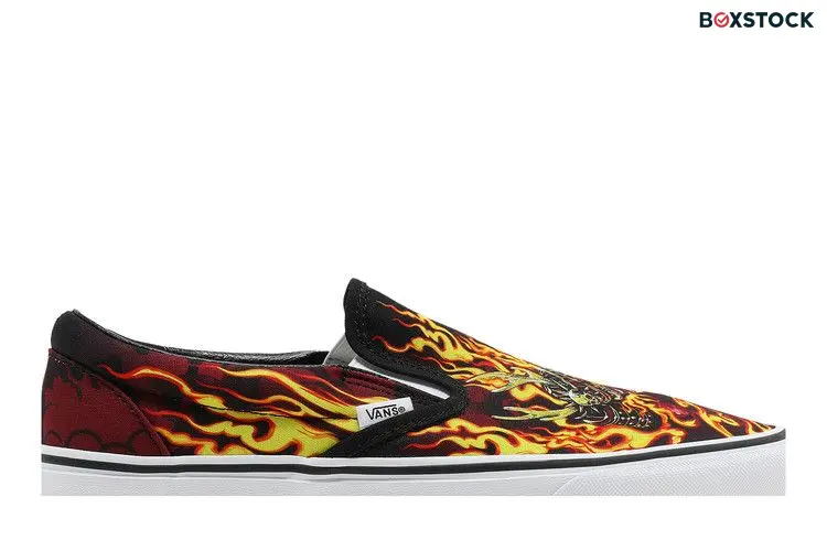 Vans Classic Slip-On 'Samurai Rising' Orange
