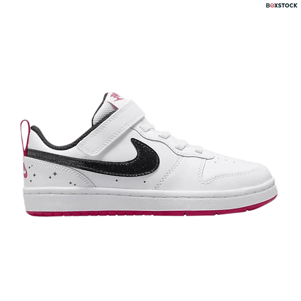 Nike Court Borough Low 2 SE PS 'White Very Berry'
