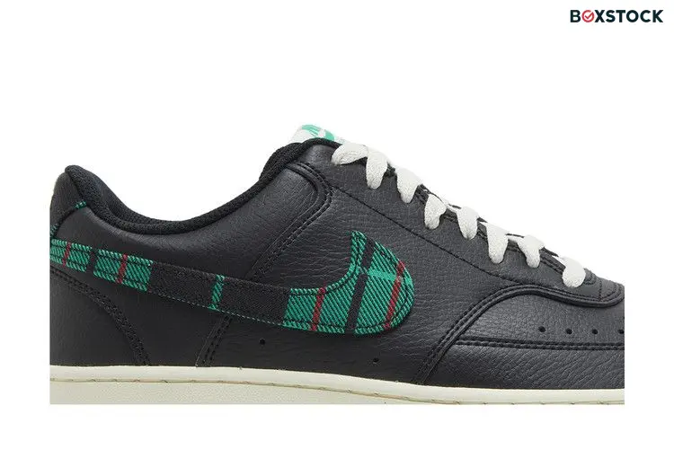 Nike Court Vision Low 'Plaid' Black