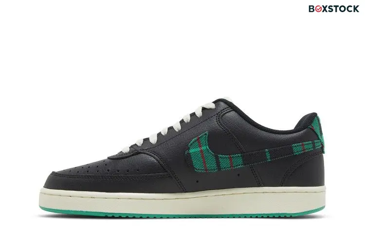 Nike Court Vision Low 'Plaid' Black