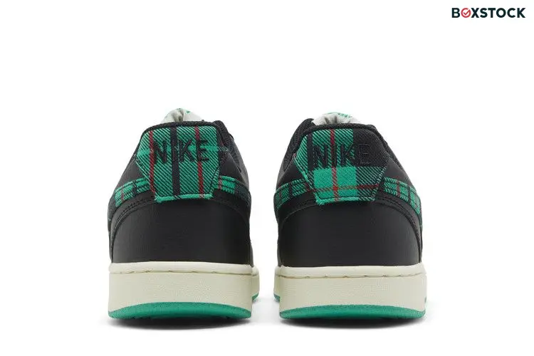 Nike Court Vision Low 'Plaid' Black