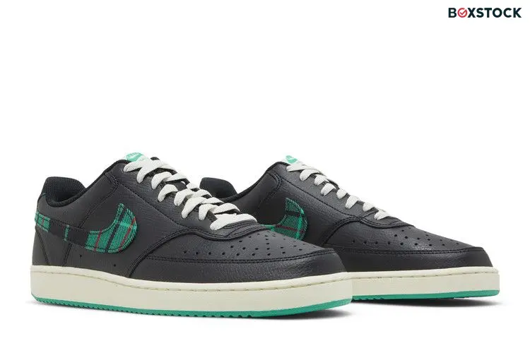 Nike Court Vision Low 'Plaid' Black