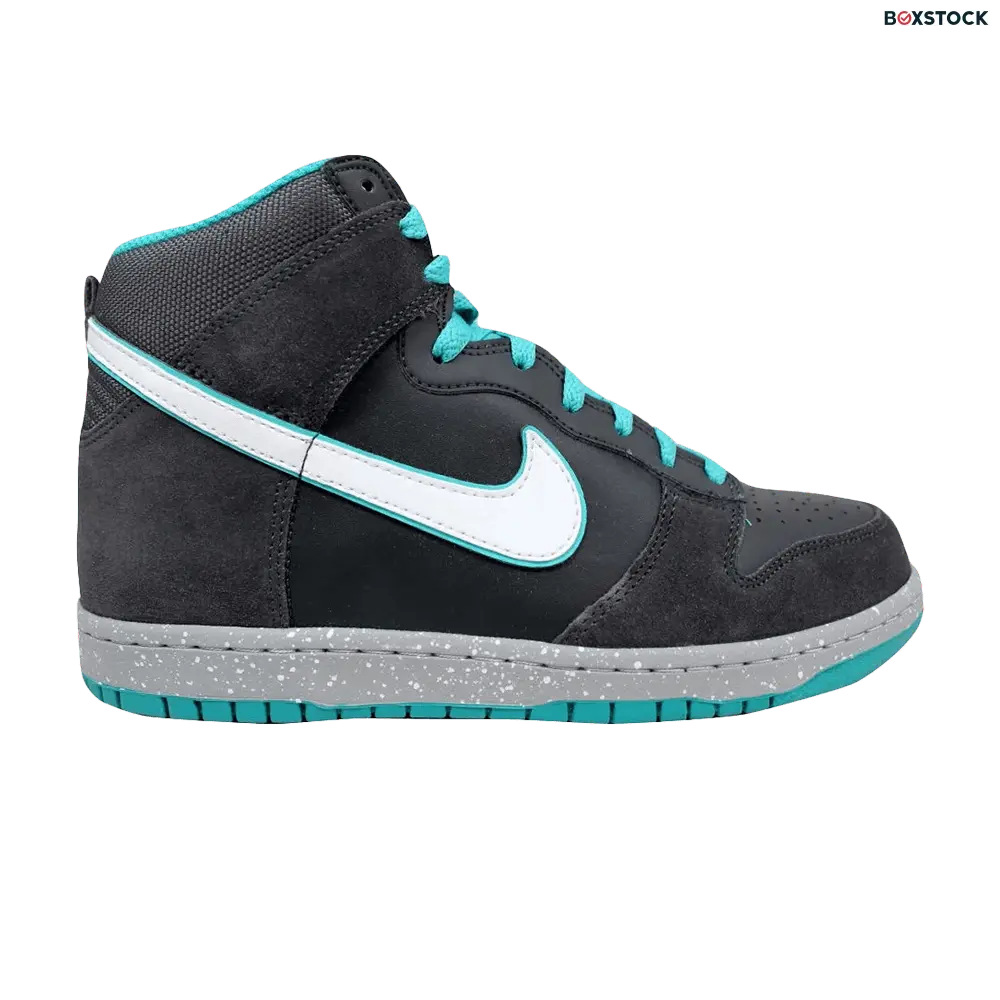 Nike Dunk High 'Anthracite Turquoise' Black