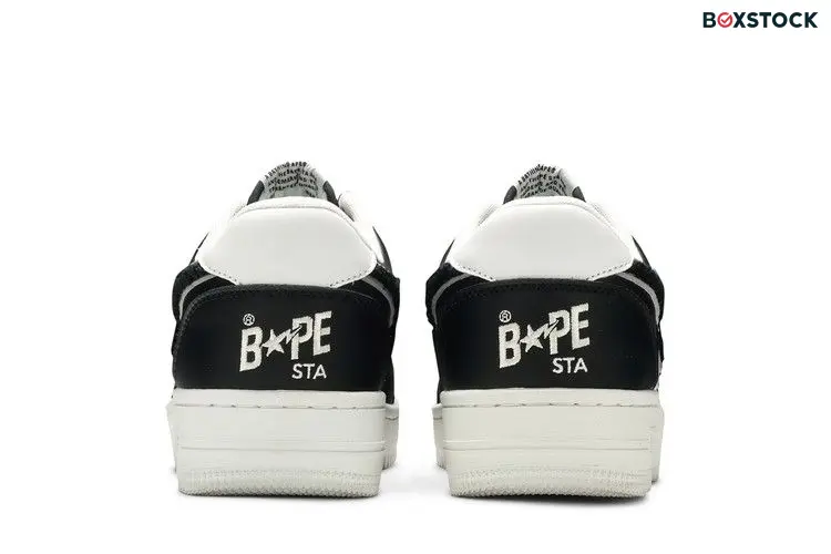 BAPE Bapesta Low M1 'Patched' Black