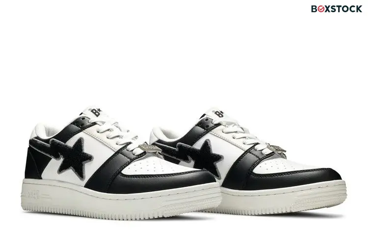 BAPE Bapesta Low M1 'Patched' Black