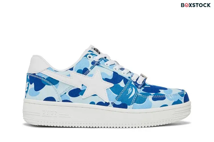 BAPE Bapesta Low '20th Anniversary - Blue ABC Camo'