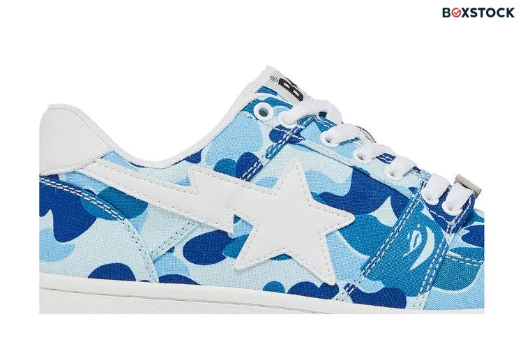 BAPE Bapesta Low '20th Anniversary - Blue ABC Camo'