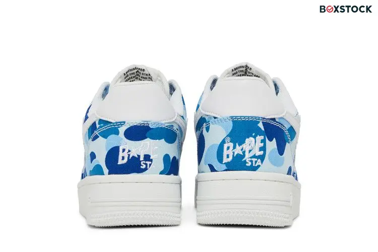 BAPE Bapesta Low '20th Anniversary - Blue ABC Camo'