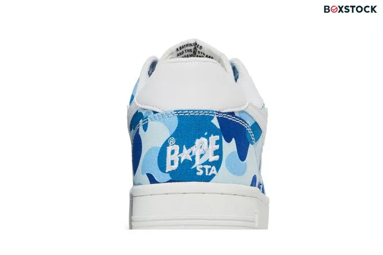 BAPE Bapesta Low '20th Anniversary - Blue ABC Camo'