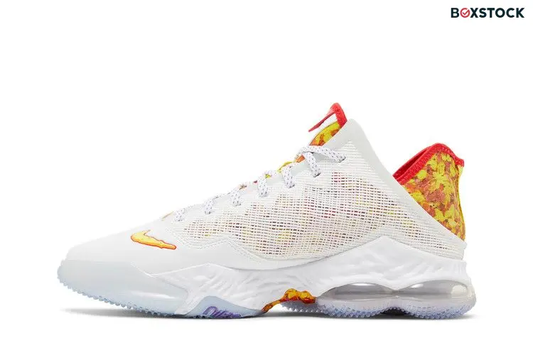 Nike Flintstone x LeBron 19 Low EP 'Magic Fruity Pebbles' White