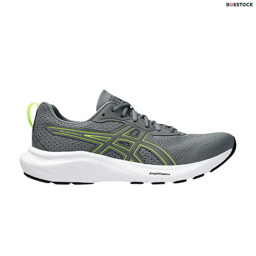 ASICS Gel Contend 9 Extra Wide 'Steel Grey Safety Yellow'
