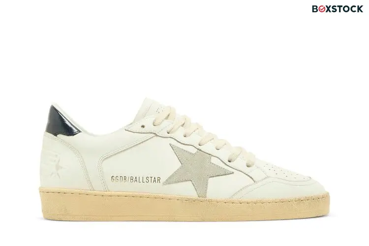 Golden Goose Ball Star 'White Midnight Blue' Cream