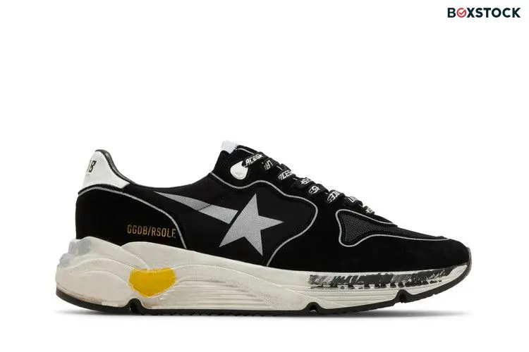 Golden Goose Running Sole 'Black Silver'