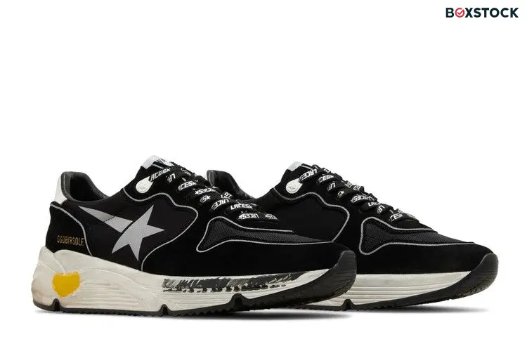 Golden Goose Running Sole 'Black Silver'
