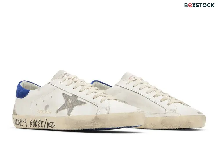 Golden Goose Superstar 'Snakeskin - White Blue'